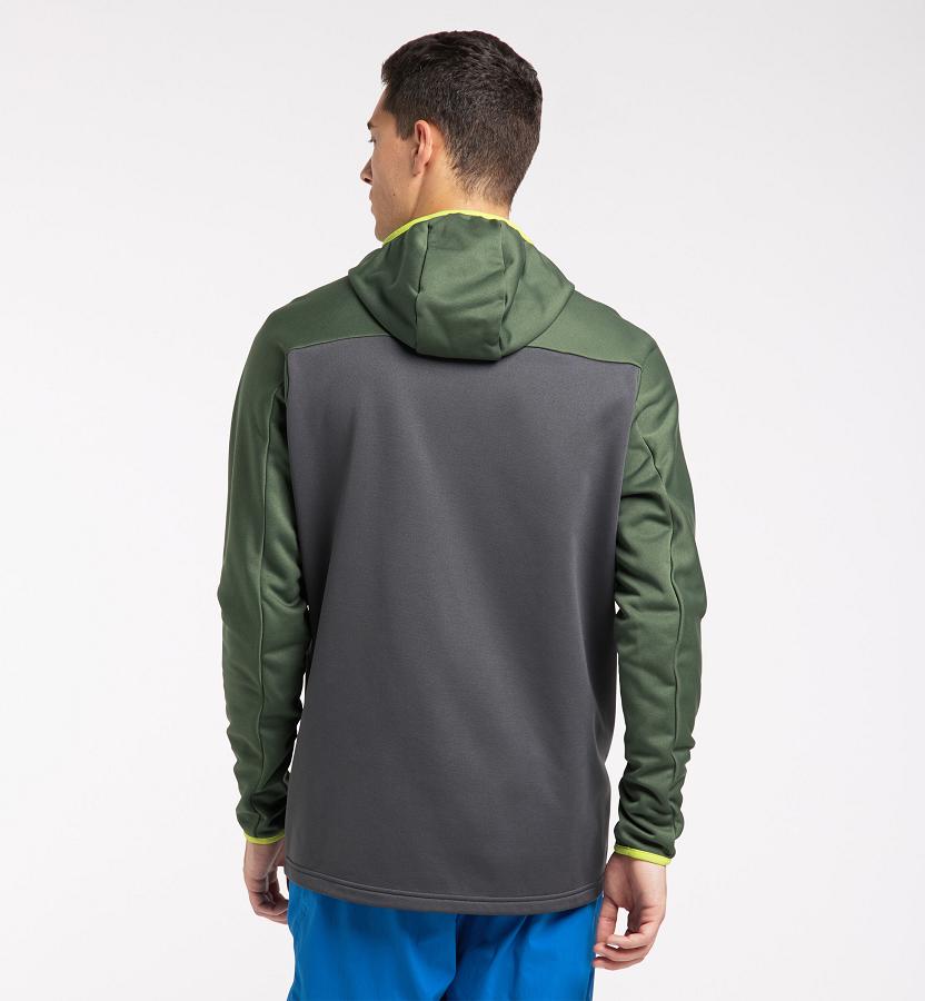 Haglöfs Mens Frost Mid Layer Dark Green New Zealand 83475QXAO
